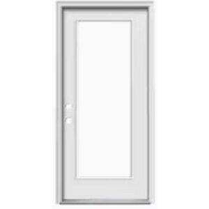 Exterior 1-Lite Single Flush Glaze Door 8/0